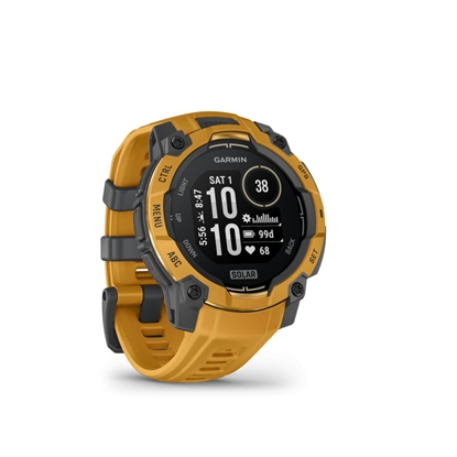 Изображение Garmin Instinct 3 – 45 mm, Solar Sunburst with Sunburst/Grey Band
