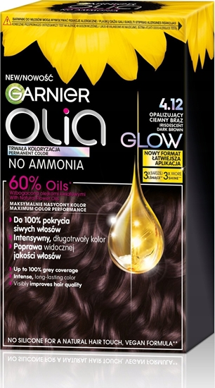 Picture of Garnier GARNIER_Olia farba do wosów 4.12 Irisdescent Dark Brown