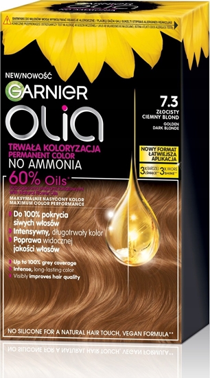 Picture of Garnier GARNIER_Olia farba do wosów 7.3 Golden Dark Blonde