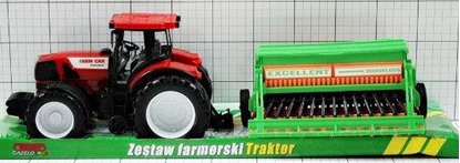 Picture of Gazelo Traktor z maszyn rolnicz pod kloszem (G030177)