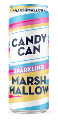 Изображение Gāzēts atspirdzinošs dzēriens CANDY CAN, ar marshmallow garšu, 0.33l, bundža (DEP)
