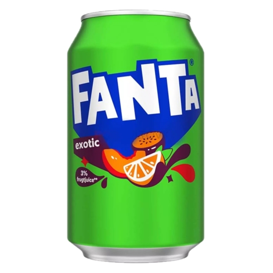 Picture of Gāzēts dzēriens FANTA Exotic, bundžā, 0.33l (DEP)