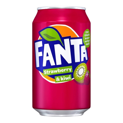 Attēls no Gāzēts dzēriens FANTA Strawberry Kiwi, bundžā, 0.33l (DEP)