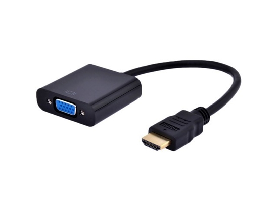 Изображение Gembird HDMI Male - VGA Female Black Full HD