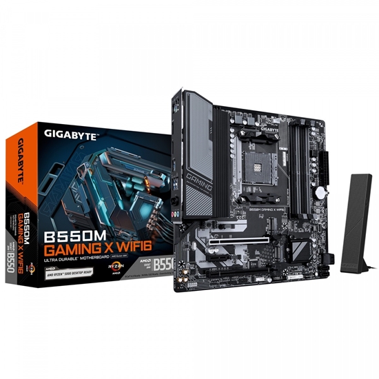 Picture of GIGABYTE B550M GAMING X WIFI6 AM4 MB
