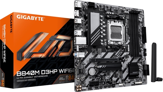 Изображение GIGABYTE B840M D3HP WF6E AM5 MB