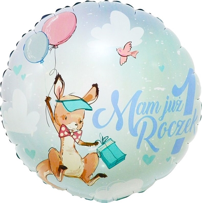 Attēls no GoDan Balon foliowy 18" mam ju roczek kangurek