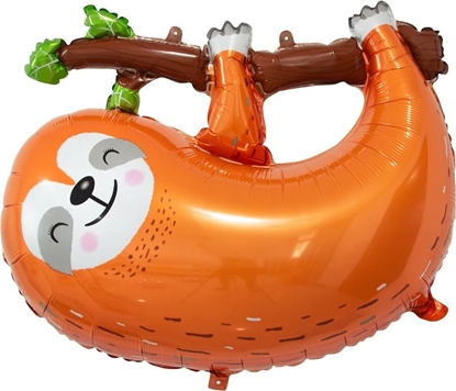 Attēls no GoDan Balon foliowy Leniwiec 79cm brzowy