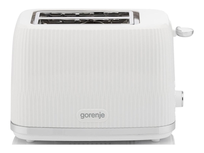 Attēls no Gorenje Toaster | T850DPW | Number of slots 2 | Housing material Plastic | White