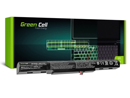Изображение Green Cell Battery for Acer Aspire E 15 E15 E5-575 E 17 E17 E5-774 / 14,4V 2200mAh