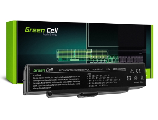 Picture of Green Cell Battery for Sony Vaio PCG-7D1M VGN-FE650G VGN-FE890N / 11,1V 4400mAh