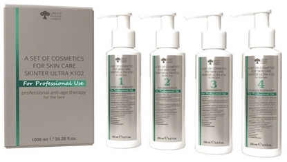 Attēls no GREEN PHARM COSMETICS_SET Skinter Ultra stymulujcy el do twarzy 250ml + nuetralizator kwasu 250ml + dotleniajcy el 250ml + el regenerujcy 250ml