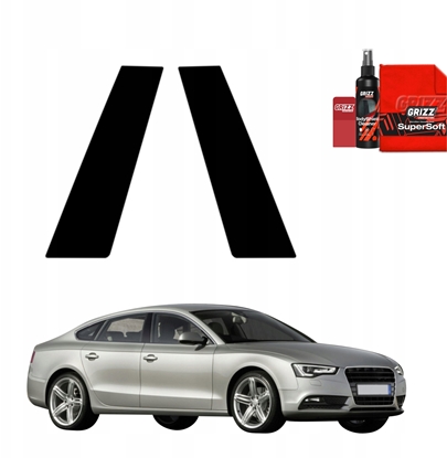 Изображение GrizzGlass Czarna folia na supki GrizzGlass BodyShield do Audi A5 8T SUV 5D (2007-2016) [2w1]