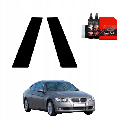 Изображение GrizzGlass Czarna folia na supki GrizzGlass BodyShield do BMW 3 E92 Coupe Pre-LCI (2006-2010) [2w1]