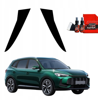 Изображение GrizzGlass Czarna folia na supki GrizzGlass BodyShield do MG ZS Hybrid+ (2024-2025) [2w1]