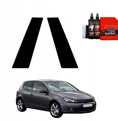 Изображение GrizzGlass Czarna folia na supki GrizzGlass BodyShield do Volkswagen Golf 6 Hatchback 3D (2008-2012) [2w1]