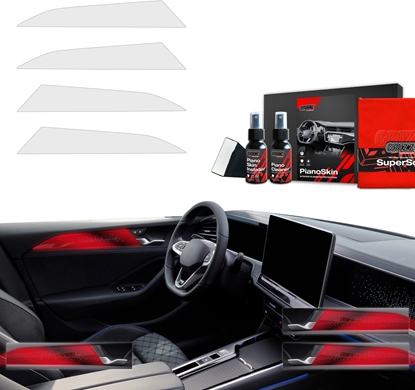 Изображение GrizzGlass Folia do wntrza GrizzGlass PianoSkin do Volkswagen Passat B9 (2024-2025) [4w1]
