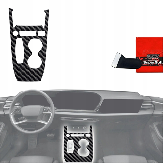 Picture of GrizzGlass Folia do wntrza GrizzGlass PianoSkin Glossy do Audi A5 B10 (2025)