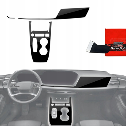 Изображение GrizzGlass Folia do wntrza GrizzGlass PianoSkin Glossy do Audi A5 B10 (2025) [3w1]