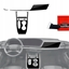 Picture of GrizzGlass Folia do wntrza GrizzGlass PianoSkin Glossy do Audi A5 B10 (2025) [3w1]