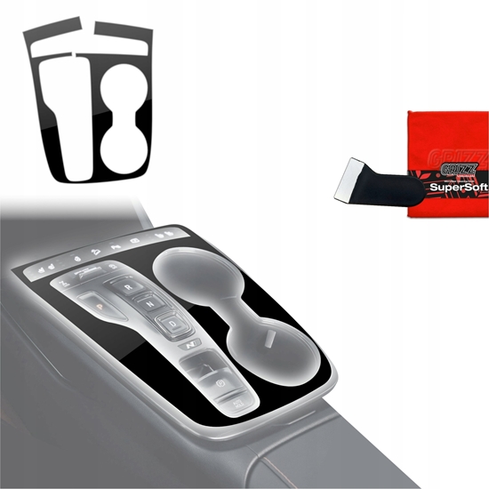 Picture of GrizzGlass Folia do wntrza GrizzGlass PianoSkin Glossy do Hyundai Tucson N-Line (2021-2024)