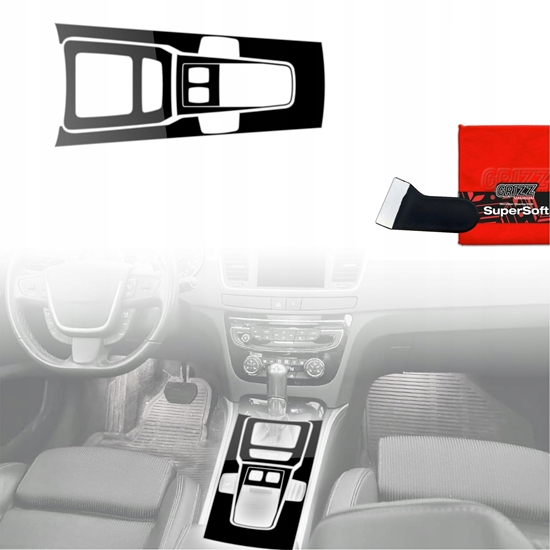 Picture of GrizzGlass Folia do wntrza GrizzGlass PianoSkin Glossy do Peugeot 508 (2010-2018) [4w1]