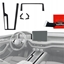 Attēls no GrizzGlass Folia do wntrza GrizzGlass PianoSkin Glossy do Skoda Superb 4 (2024-2025) [4w1]
