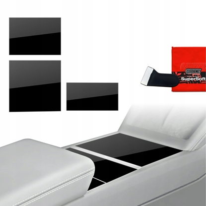 Изображение GrizzGlass Folia do wntrza GrizzGlass PianoSkin Glossy do Tesla Model 3 Highland (2024-2025) [3w1]