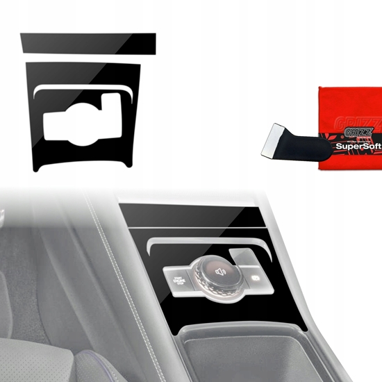 Picture of GrizzGlass Folia do wntrza GrizzGlass PianoSkin Glossy do Volkswagen Tiguan 3 (2024-2025) [2w1]