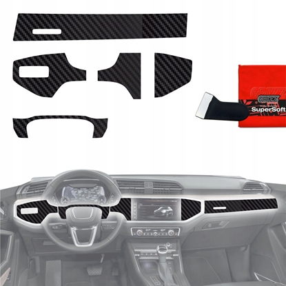 Изображение GrizzGlass Folia do wntrza GrizzGlass PianoSkin Matte do Audi Q3 (2018-2025) [6w1]