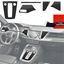 Attēls no GrizzGlass Folia do wntrza GrizzGlass PianoSkin Matte do Audi S3 8Y (2020-2025) [5w1]