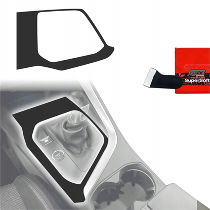 Изображение GrizzGlass Folia do wntrza GrizzGlass PianoSkin Matte do Peugeot 3008 (2016-2020)