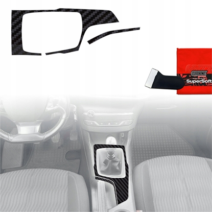 Изображение GrizzGlass Folia do wntrza GrizzGlass PianoSkin Matte do Peugeot 308 Kombi (2013-2021) [2w1]