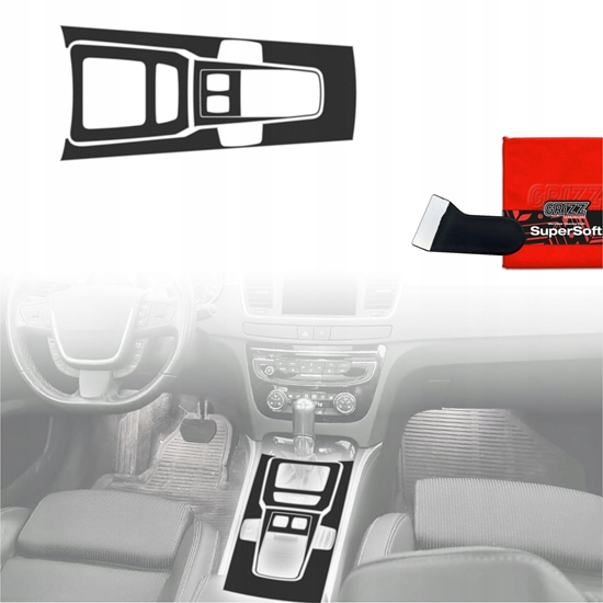 Picture of GrizzGlass Folia do wntrza GrizzGlass PianoSkin Matte do Peugeot 508 (2010-2018) [4w1]