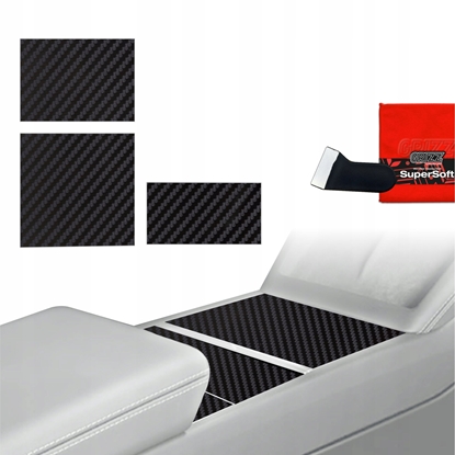 Изображение GrizzGlass Folia do wntrza GrizzGlass PianoSkin Matte do Tesla Model 3 Highland (2024-2025) [3w1]