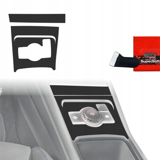 Изображение GrizzGlass Folia do wntrza GrizzGlass PianoSkin Matte do Volkswagen Tiguan 3 (2024-2025) [2w1]