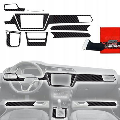 Изображение GrizzGlass Folia do wntrza GrizzGlass PianoSkin Matte do Volkswagen Touran Highline (2025) [9w1]