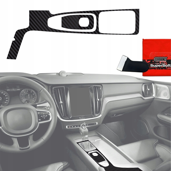Изображение GrizzGlass Folia do wntrza GrizzGlass PianoSkin Matte do Volvo XC90 D4 (2017-2018) [2w1]