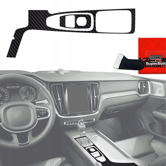 Изображение GrizzGlass Folia do wntrza GrizzGlass PianoSkin Matte do Volvo XC90 D5 Drive Mode (2014-2019) [2w1]