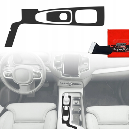 Изображение GrizzGlass Folia do wntrza GrizzGlass PianoSkin Matte do Volvo XC90 T8 (2021-2022) [2w1]