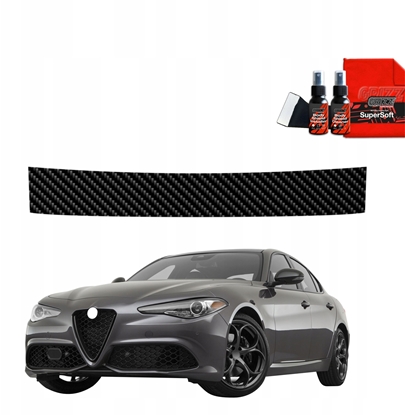 Attēls no GrizzGlass Folia karbonowa na próg baganika GrizzGlass BodyShield do Alfa Romeo Giulia (2023-2025)