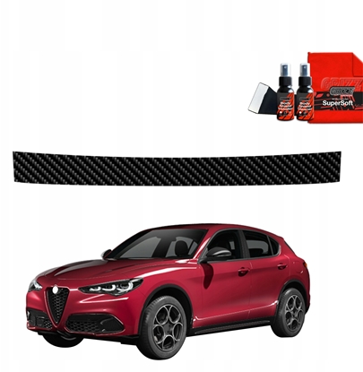 Attēls no GrizzGlass Folia karbonowa na próg baganika GrizzGlass BodyShield do Alfa Romeo Stelvio (2023-2025)