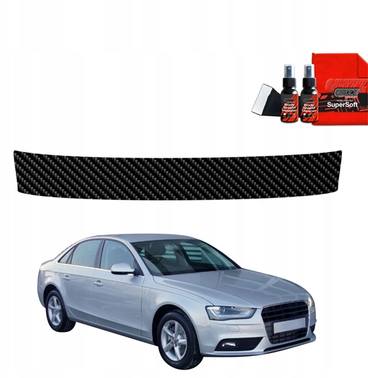 Изображение GrizzGlass Folia karbonowa na próg baganika GrizzGlass BodyShield do Audi A4 B8 Sedan Facelifting (2011-2015)