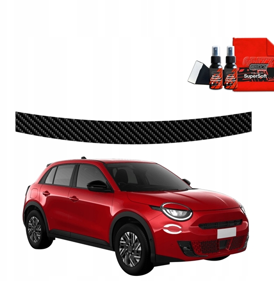 Picture of GrizzGlass Folia karbonowa na próg baganika GrizzGlass BodyShield do Fiat 600 (2023-2025)