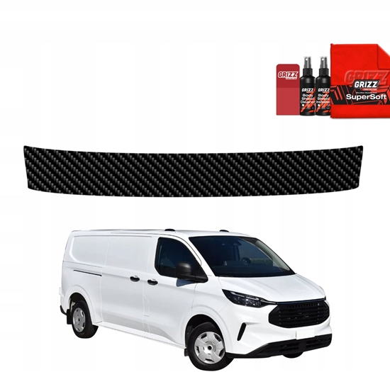 Picture of GrizzGlass Folia karbonowa na próg baganika GrizzGlass BodyShield do Ford Custom (2023-2026)