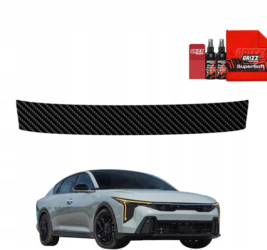 Picture of GrizzGlass Folia karbonowa na próg baganika GrizzGlass BodyShield do Kia K4 (2025-2026)