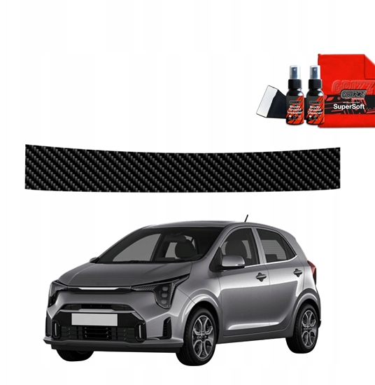 Picture of GrizzGlass Folia karbonowa na próg baganika GrizzGlass BodyShield do Kia Picanto (2023-2025)