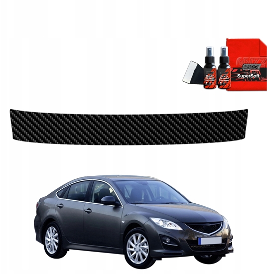Изображение GrizzGlass Folia karbonowa na próg baganika GrizzGlass BodyShield do Mazda 6 2 Sedan 4D (2010-2013)
