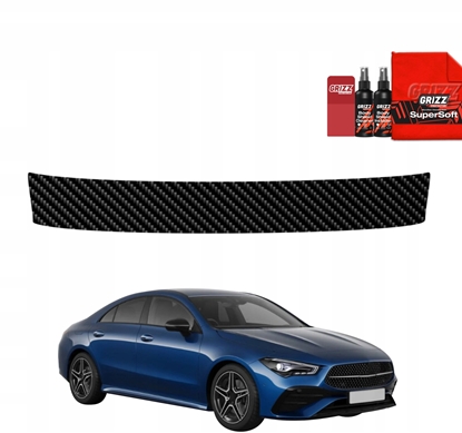 Изображение GrizzGlass Folia karbonowa na próg baganika GrizzGlass BodyShield do Mercedes CLA 200 (2025-2026)