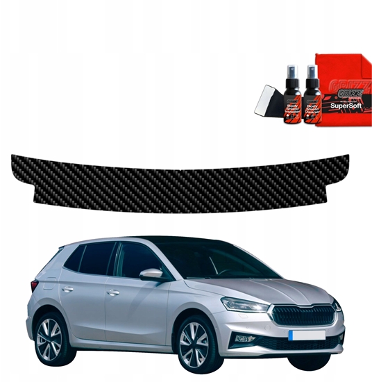 Picture of GrizzGlass Folia karbonowa na próg baganika GrizzGlass BodyShield do Skoda Fabia (2019-2025)
